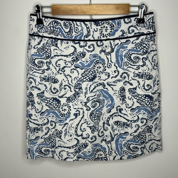 Vineyard Vines Seahorse Mini Skirt Size 2 - Picture 1 of 8